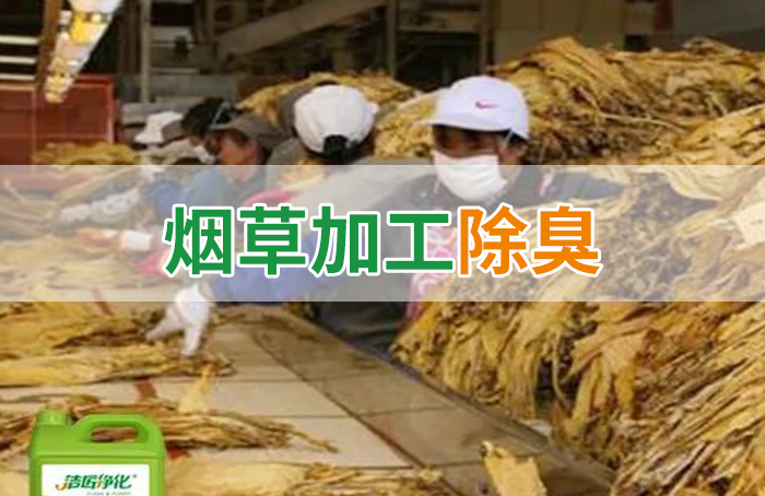 潔匠凈化·的凈工業除臭劑_煙草加工異味廢氣危害大，快速除臭就用Dejing的凈除臭劑！